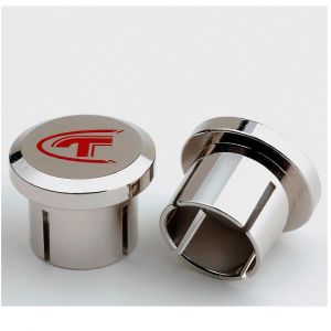 RCA端子純銅鍍白金保護蓋<br>（每顆 200 元）<br>Telos Pure Copper and Platinum-Plated RCA Cap示意圖